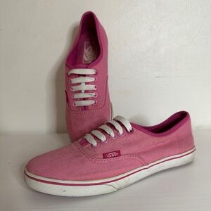 Vans Pink Unisex Lowtop Original Shoes sz 6.5 Womens